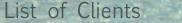 Client List